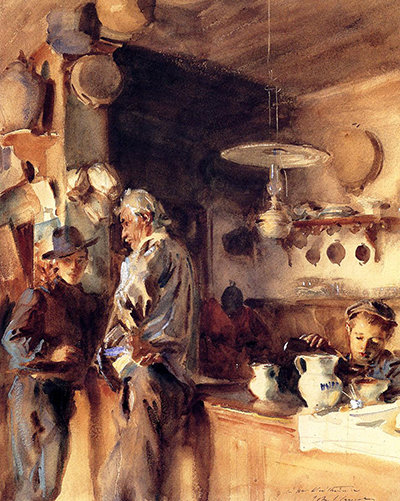 A Spanish Interior John Singer Sargent